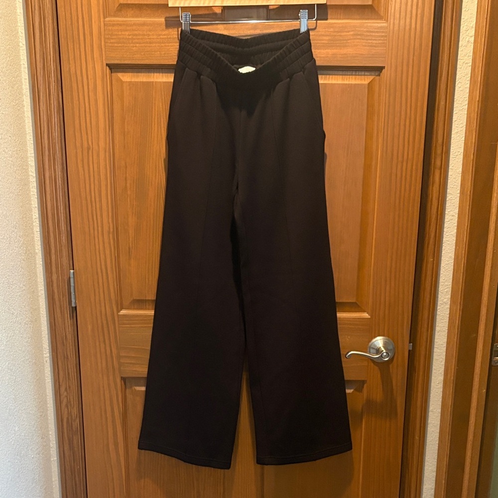 Varley Black Wide Leg Pants